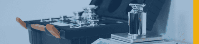 photo metrologie valise de poids masse etalon de reference